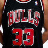 Mitchell And Ness Chicago Bulls Scotty Pippen 97-98 Alternate Swingman Jersey Black